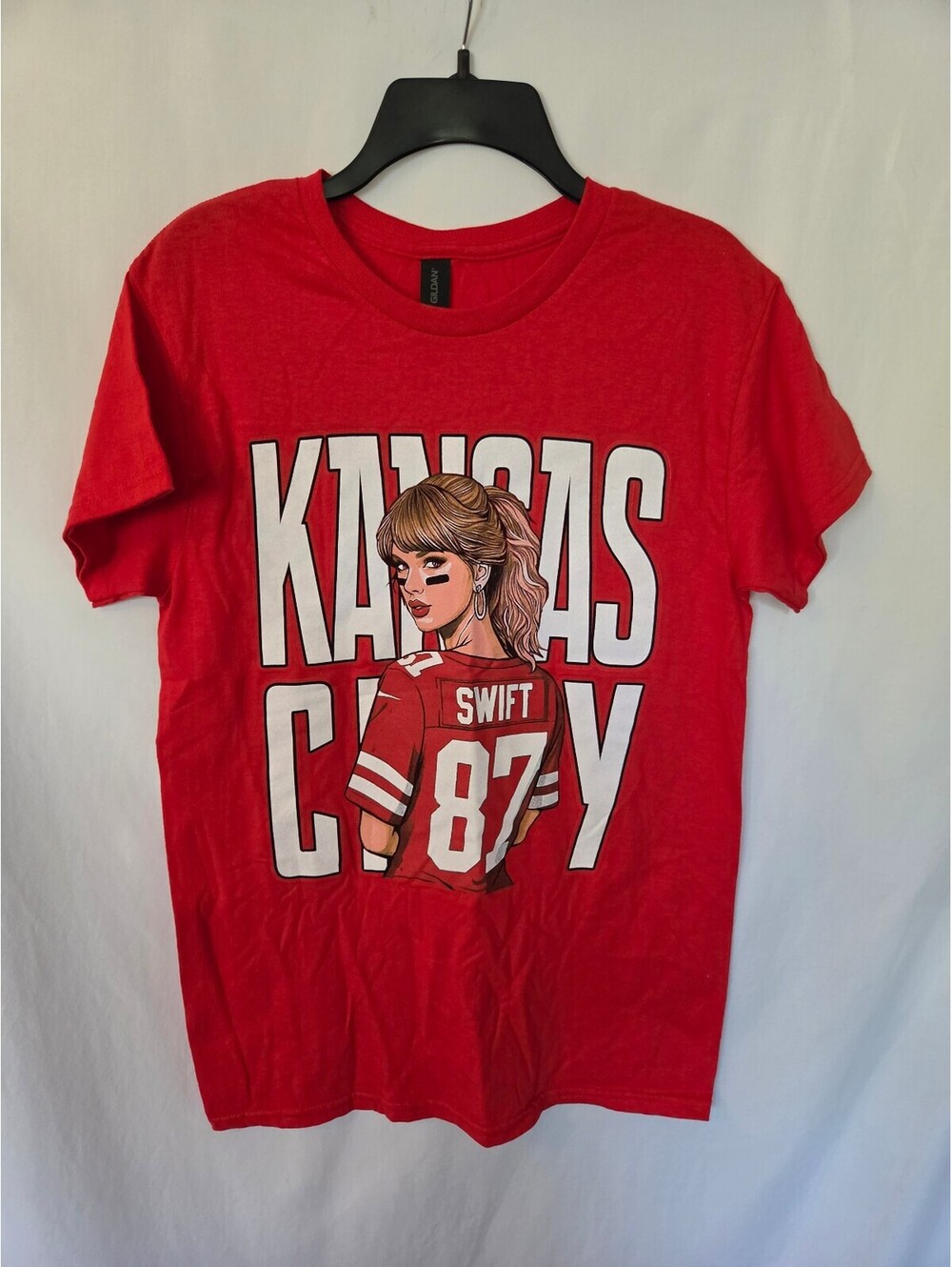 Taylor Swift Kansas City Swift 87 Shirt Small Red Chiefs Football Gameday Tee